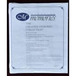 Creative Memories Collection 8 X 10 Portrait Sleeves 5 Sheet Refill RCM-10P Pack